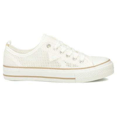2. Filippo DTN7856 women's white mesh sneakers
