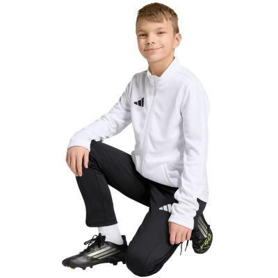 8. adidas Entrada 26 Track kids' sweatshirt white JZ6605