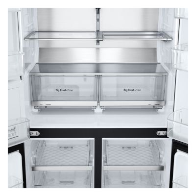5. LG GMG960EVJE Multi Door Side-By-Side Refrigerator 179cm Essence Black Steel Matte Black Total NoFrost Water Feeder