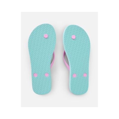 3. RIP CURL Bondi Bloom Open Toe Blue Women's Flip-Flops