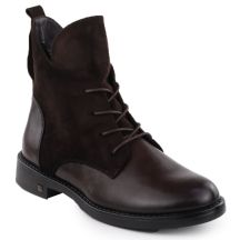 Botki zamszowe damskie brązowe Potocki Z25-SZ12080