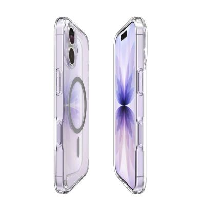 9. Spigen Ultra Hybrid MagSafe Case for iPhone 17 - Clear Gray