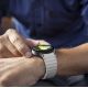 4. Tech-Protect Silicone Sport Strap for Samsung Galaxy Watch 4 / 5 / 5 Pro / 6 / 7 / FE - Beige