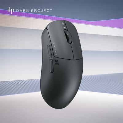 15. Dark Project Novus SE Wireless Gaming Mouse Ambidextrous RF Wireless + USB Type-C Optical 26000 DPI