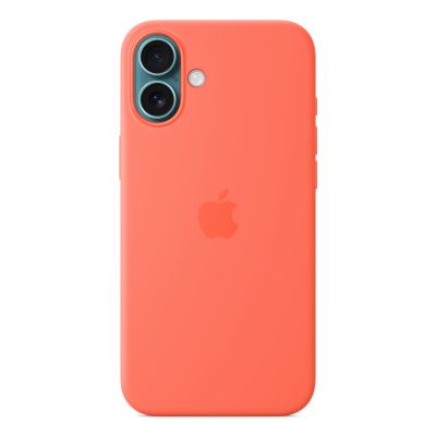3. Apple iPhone 16 Plus Silicone Case with MagSafe - Tangerine