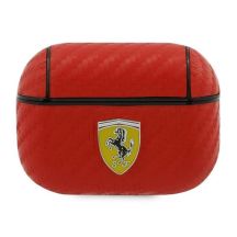 Ferrari FESAPCARE AirPods Pro cover red/red On Track PU Carbon