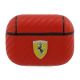 Ferrari FESAPCARE AirPods Pro cover red/red On Track PU Carbon