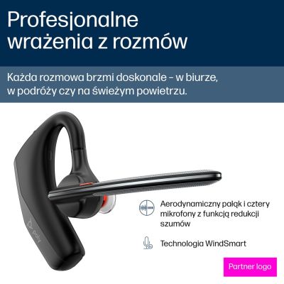 16. Poly Voyager Legend 30 Headset EMEA-INTL English Localization Euro plug Retail Packaging
