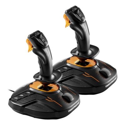 7. Thrustmaster T.16000M FCS SPACE SIM DUO Black, Orange USB Joystick Analog/Digital PC