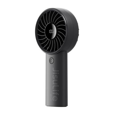2. Jisulife Handheld Fan Life4 5000mAh Portable USB Fan - Black