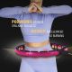 10. HHM16 HULA HOP BLACK/PINK WITH MAGNETS AND WEIGHT + HMS COUNTER