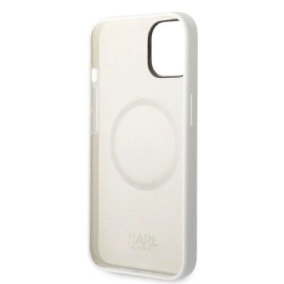 7. Karl Lagerfeld KLHMP14MSNCHBCH iPhone 14 Plus 6.7" hardcase white/white Silicone Choupette MagSafe