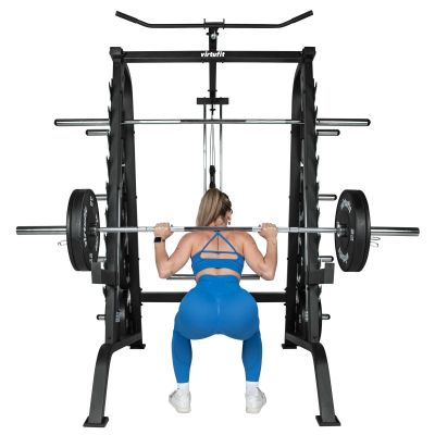 19. VIRTUFIT SM100 SMITH MACHINE - WITH LIFT STATION - STRENGTH STATION