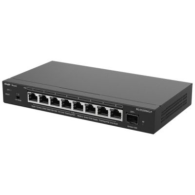 9. Ruijie Networks RG-ES209MG-P Network Switch Managed L2 2.5G Ethernet (100/1000/2500) Support PoE Black