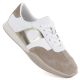 Women's leather shoes in white and beige Artiker 58C1113