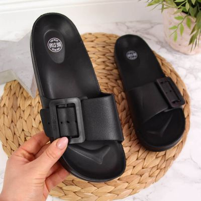 Big Star W FF274A389 beach flip-flops black 