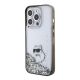 2. Karl Lagerfeld Liquid Glitter Choupette case for iPhone 15 Pro Max - transparent