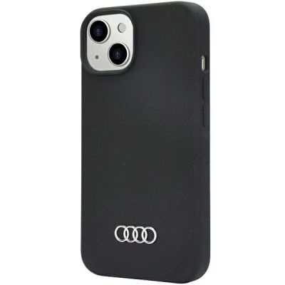 3. Audi Silicone Case iPhone 14 6.1" black/black hardcase AU-LSRIP14-Q3/D1-BK