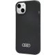 3. Audi Silicone Case iPhone 14 6.1" black/black hardcase AU-LSRIP14-Q3/D1-BK