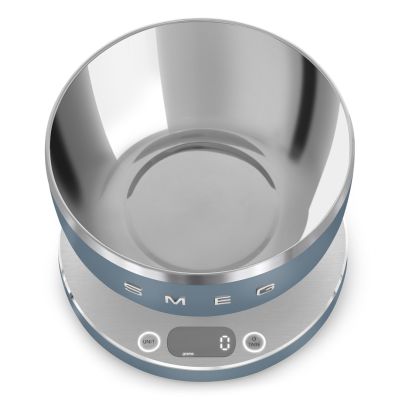 5. Smeg KSC01SBMWW kitchen scale Blue round top Electronic kitchen scale