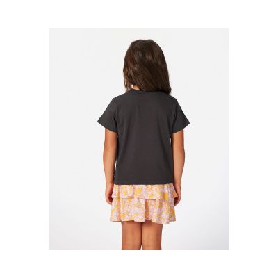 4. RIP CURL Rainbow Tropics Art Tee - Girl Black