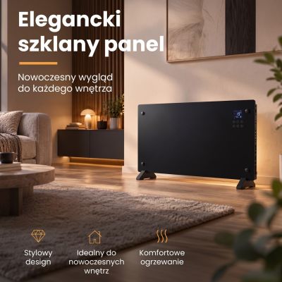 5. Extralink Smart Panel Heater 2000W | Black