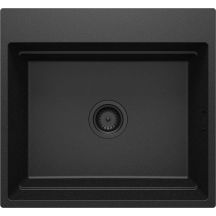 Single-bowl magnetic granite sink
