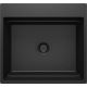 Single-bowl magnetic granite sink