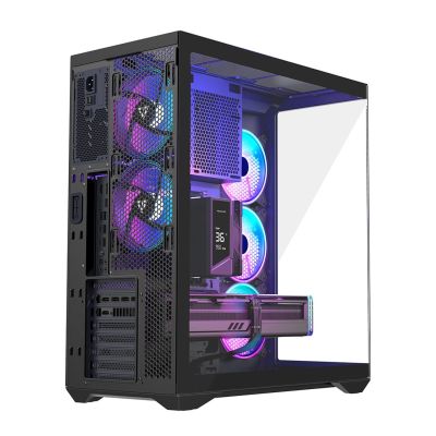 7. MODECOM VOLCANO SPACE XL ARGB FULL TOWER 5F BLACK CASE