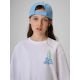3. Girls' loose T-shirt with print 4F 4FJRSS26TTSHF3980-11S