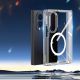 6. Dux Ducis Clin Mag Case for Samsung Galaxy Z Fold 8 Wide Compatible with MagSafe - Transparent
