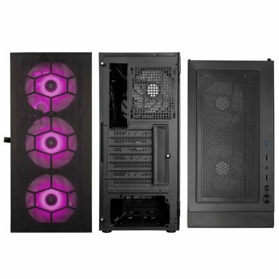 2. Kolink Observatory HF Mesh ARGB Midi Tower Case - Black