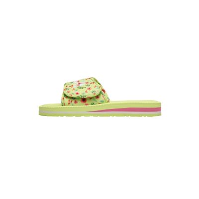 12. Kubota Velcro flaps multicolor floral green K25SS-100-001-18-1