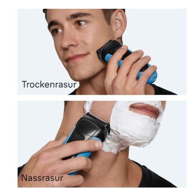 4. Braun Series 3 310s Foil Shaver Trimmer Black, Blue