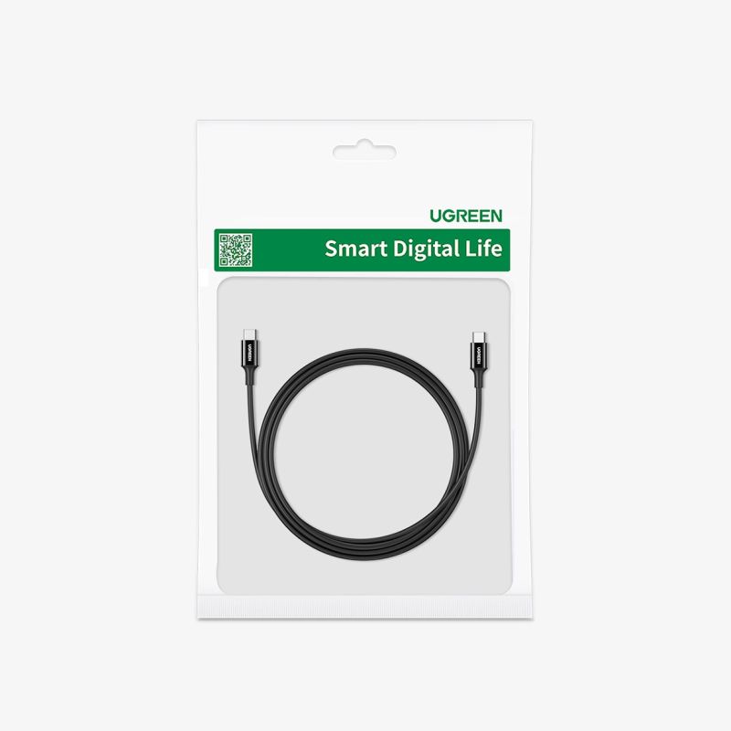 5. Ugreen US300 USB-C / USB-C 480Mb/s 5A 2m cable - black