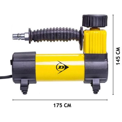 50. DUNLOP TRAVEL COMPRESSOR PUMP 12V DC 100psi
