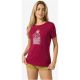 3. Women's SUPER.NATURAL W Preikestolen Cliffs Tee T-Shirt, Red