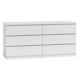 3. M6 MALWA CHEST OF DRAWERS 140CM WHITE