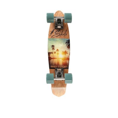 2. Meteor Summer Sunset Skateboard 24287