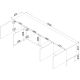 4. ISLA TV cabinet 200x40x60 cashmere matt