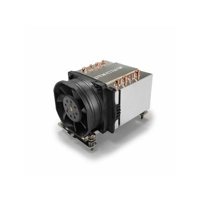6. Dynatron A47 computer cooling system Processor Air Cooler 6 cm Black, Silver 1 pc.