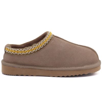 6. Beige leather insulated slides Vinceza 97970