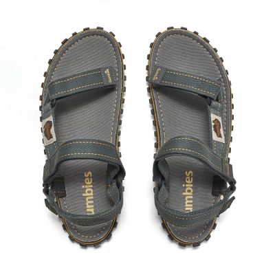 Gumbies Tracker Racker Sandals Gray M GU-SATRA013