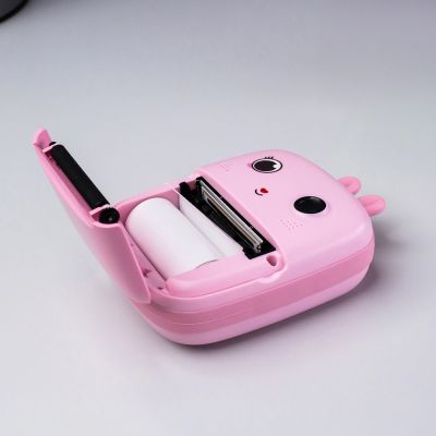 7. Mini Thermal Printer for Kids with Camera and Camcorder - Pink