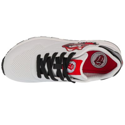 3. Skechers Uno-Rolling Stones Single 177965-WBK White 35.5