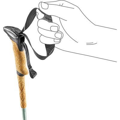 7. LEKI MAKALU LITE trekking poles, 90-125cm gray-green