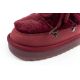 6. D.Franklin women's winter snow boots, fashionable fur lining, burgundy