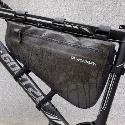 9. Wozinsky Bicycle Frame Bag 3.5L Gray (WBB15BK)
