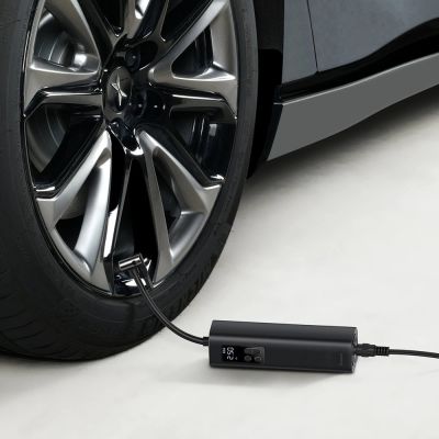 11. Baseus CRCQ000001 Mini Tire Compressor for Cigarette Lighter Socket - Black