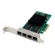 Digitus 4-port Gigabit Ethernet network card, RJ45, PCI Express, Intel I350